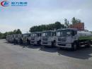 客戶訂購9臺(tái)14噸東風(fēng)D9灑水車批量發(fā)車